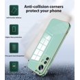 thumbnail image 5 of Compatible with Xiaomi 12T Pro Case Silicone Shockproof Xiaomi 12T Pro Phone Case Anti-Scratch Ultra Thin Plating TPU Cases (Xiaomi 12T Pro, Green), 5 of 13