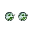 thumbnail image 1 of Gemelos vintage Daisy para hombre, elegante diseño redondo esmaltado, 1 of 3
