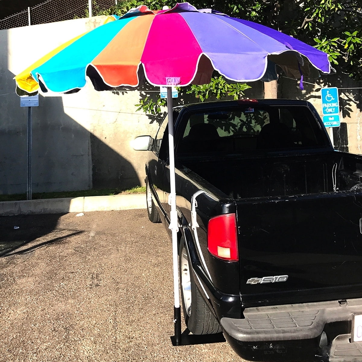 how to make a flag pole for a truck