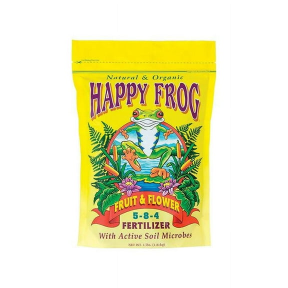 Foxfarm  Happy Frog Fruit & Flower Organic Fertilizer, 4 lbs