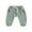 Green, variant on Douhoow Baby Boy Girl Sweatpants 0-3Y Solid Color Drawstring Elastic Jogger Pants Fall Winter Trousers
