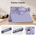 thumbnail image 5 of Fintie Case for Onn. 8.1" Core Tablet (2026 Model) - Premium PU Leather Folio Cover for 8.1-inch onn. Tablet, Lilac Marble, 5 of 7