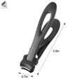 thumbnail image 2 of PULLIMORE 2 Pcs Nail Clipper Cutter Wide Jaw Opening Finger Toe Nail Trimmer (Black + Silver), 2 of 8