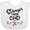 AA-White, variant on Inktastic Chd Awareness Month Ribbon Boys or Girls Baby Bib