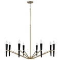 thumbnail image 6 of Capital Lighting 453881 Enzo 8 Light 40" Wide Candle Style Chandelier - Black, 6 of 6