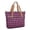 Pink and Black Checkered Pattern, variant on Pink and Black Checkered Pattern Large Tote Bag for Women, Polyester Roomy Carryall with Pockets and Zipper, Durable Gifts Ideas for Christmas Birthday
