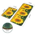 thumbnail image 2 of Kitchen Rug Sets 2 Pieces Non Slip Rugs Kitchen Mats for Floor 17"x48"+17"x30" Washable Hallway Laundry Room Runner Rug Standing Mat Carpet Home Decor Fruit, 2 of 6