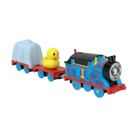 Thomas & Friends Secret Agent Thomas Toy Train, Motorized Engine with Cargo, Preschool Toys