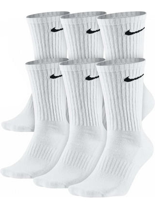 Nike SX4829-101: Dri-FIT Half Cushion Low Cut Socks White (S, White/Black)