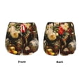 thumbnail image 5 of Lsque Elegant Still Life Roses Printed Women's Running Shorts with Liner Pockets,Elastic Quick Dry Workout Athletic Gym Yoga Shorts,Womens High Waist Shorts-Medium, 5 of 9