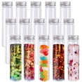 thumbnail image 1 of 15Pcs 110Ml Plastic Test Tube,Clear Flat Test Tubes,Plastic Test Tubes with Screw Caps for Candy,Beans,Party Decor, 1 of 10