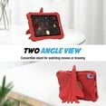 thumbnail image 2 of GSFY Case for iPad Air 11 Inch 6th Gen (M2) 2024, Light EVA 360 Degree Airplane Kickstand Shockproof Pencil Holder Case for iPad Air 11 6th/ iPad Air 10.9 4th&5th/ iPad Pro 11 2018-2022, Red, 2 of 8