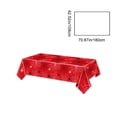 thumbnail image 3 of Btomtd 70.86 x 42.51 inch Cobweb Halloween Table Cloth Themed Party Tablecloth Web Pattern Table Cloth Seasonal Decor Tablecloth, Red, 3 of 6