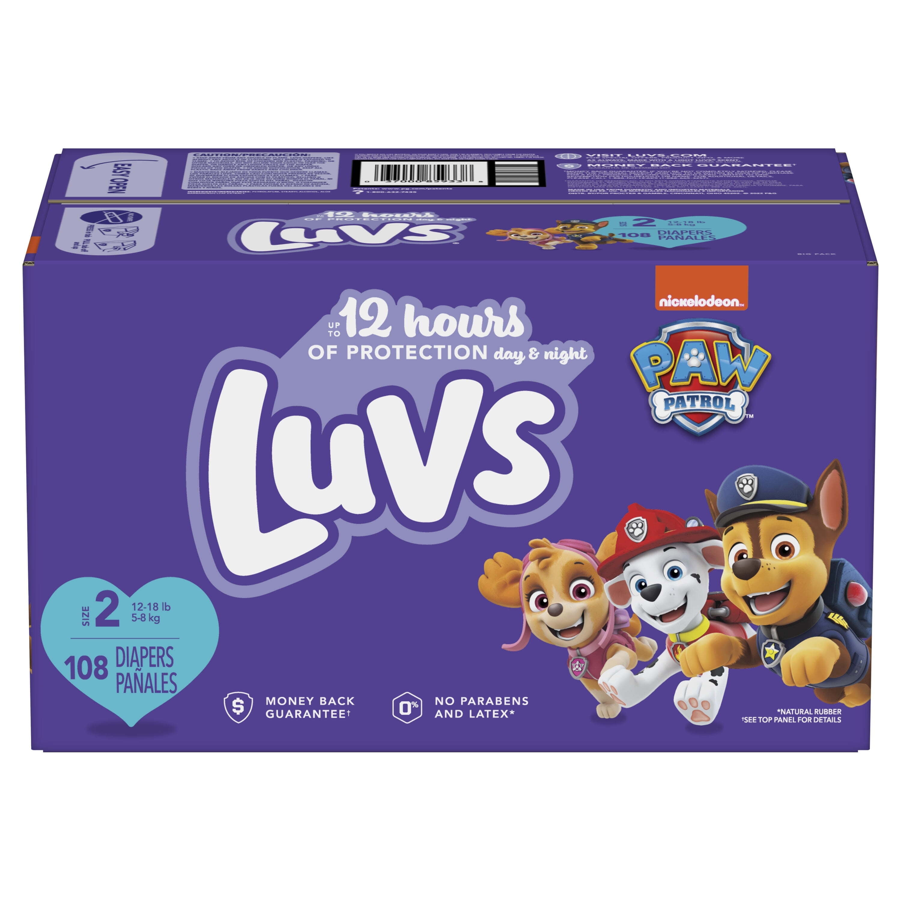Luvs Diapers Size 2, 108 Count (Select for More Options)