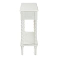 thumbnail image 4 of Baxton Studio Malinda White Wood 2-Drawer Console Table with Spindle Legs, 4 of 6
