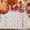 thumbnail image 2 of Halloween Placemats Set of 4 Pumpkin Skull Place Mats Fall Placemat Bat CobWeb Table Mats for Dining Kitchen Table Holiday Dinner Party Home Decorations 13x19 Inch, 2 of 8