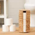 thumbnail image 3 of Cesta de almacenamiento de papel higiénico FairyHaus Wicker Water Jacinth, 3 of 9