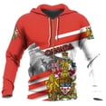 thumbnail image 3 of Sudadera con capucha y cremallera con estampado de la bandera nacional de Canadá para hombre, moda con impresión 3D, novedad en sudaderas, estilo hip hop, estilo Harajuku, camisetas de gran tamaño, 3 of 5
