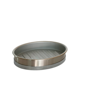 Better Homes & Gardens Two-Tone Metal Soap Dish, Silver