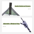 thumbnail image 3 of 10 x 10 FT Sail Canopy Waterproof Rain Fly Sun Shade UV Resistant Heavy Duty, 3 of 8