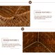thumbnail image 5 of Cesta de almacenamiento tejida de ratán, cesta de almacenamiento portátil con asa, cesta de escritorio, soporte para pan, 5 of 8