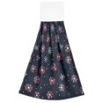 thumbnail image 7 of Yayeee Kitchen Hanging Hand Towels Set of 2 with Loop Bathroom Absorbent Tie Towel, Red Fireworks Pattern, 7 of 7