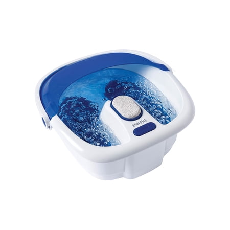 Bubble Bliss Elite Footbath with Amope Coconut Oil Pedimasks plus Dr. Teal's Foot Spa Soaking Solution