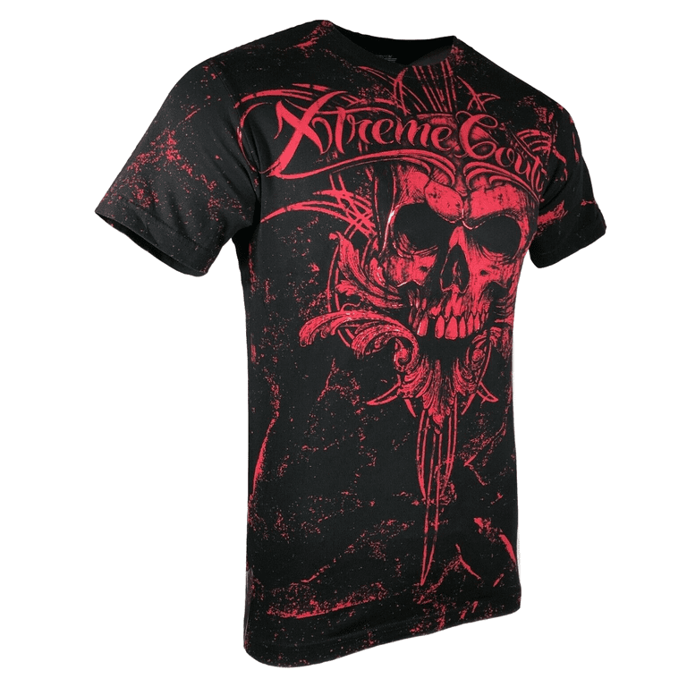 Xtreme Couture By Affliction Men's Headhunter Y2K T-Shirt – Premium Graphic Tee With Full Print