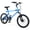 Navy, variant on Costway 6-Speed Commuter Bicycle,20 LED-lit Hybrid Bike with Stereo Speakers,2 Disc Brakes Black