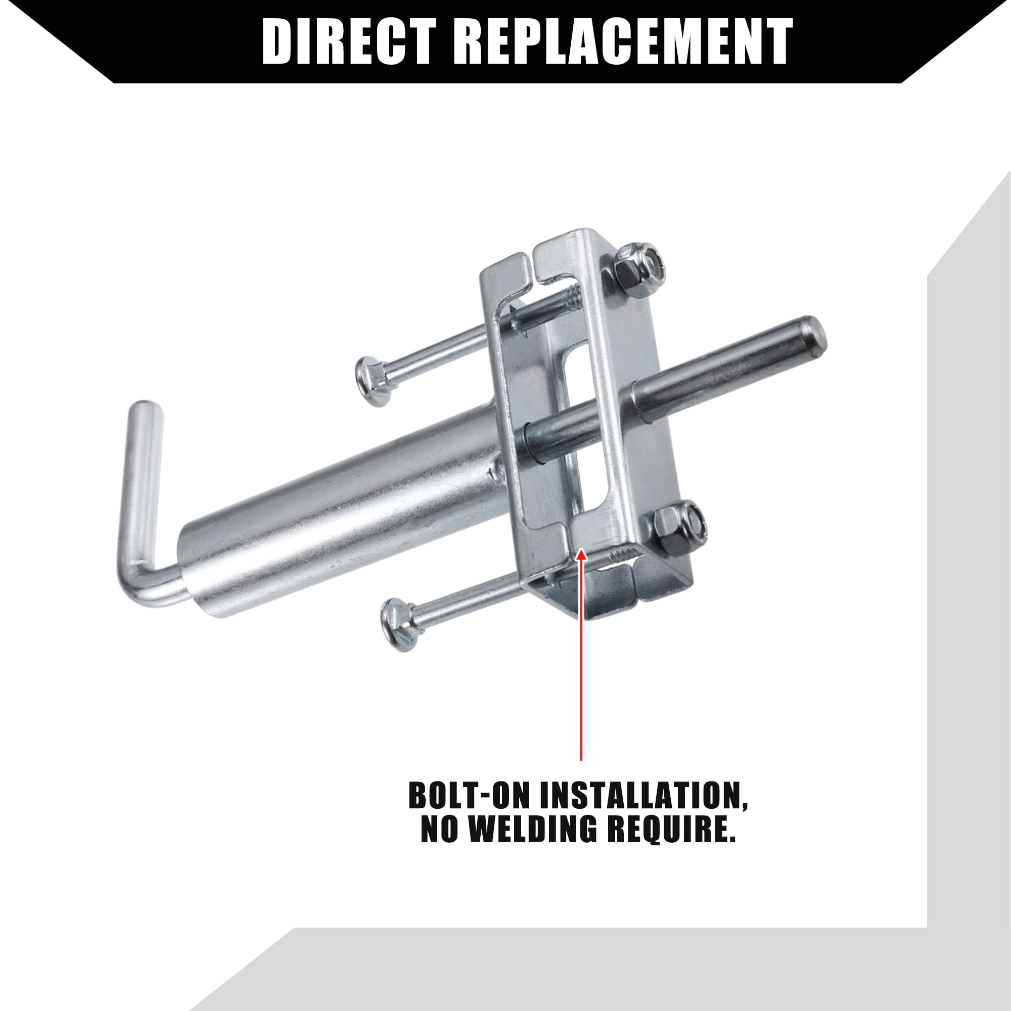 Unique Bargains 1 Set Quick Release Pull Pin Outer for Trailer for Fifth Wheel Landing Gear Durable Metal Silver Tone