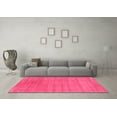 thumbnail image 3 of Ahgly Company Indoor Rectangle Abstract Pink Contemporary Area Rugs, 4' x 6', 3 of 4