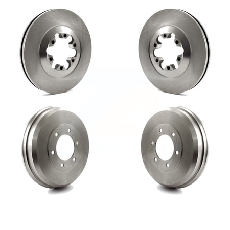 CMX Front Rear Disc Brake Rotors Drums Kit for Car 2009-2012 Chevrolet Colorado GMC Canyon K8-102031