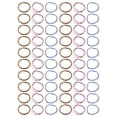 thumbnail image 1 of Corbata para el pelo para mujer, soportes para cola de caballo, accesorios para el cabello elegantes para niñas, fijador de trenzas, 60 unidades, 1 of 6
