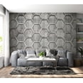 thumbnail image 5 of Tiptophomedecor Background & Patterns Wallpaper Wall Mural - Platinum Cubes, 5 of 7