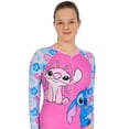 thumbnail image 2 of Traje de baño Disney Lilo and Stitch de manga larga para niñas, 2 of 9
