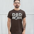 thumbnail image 3 of Tee Hunt Dad Mode Power Button T-Shirt Funny Father's Day Men's Tee, Brown, 3X-Large, 3 of 5