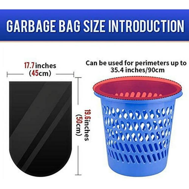 Sunjoy Tech 100pcs Kitchen Trash Bags, Colorful Household Disposable  Garbage Bags, Storage Rubbish Bags for Bathroom Home Bedroom Office Car  Garbage