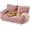 Dusty Pink, variant on Cat Couch Bed, Cute Soft Pet Sofa for Indoor Cats Kittens Puppies with Removable Washable Cover, 26"x15", Grey