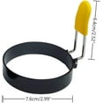 thumbnail image 3 of 2 Pack Egg Rings, 3 inches, Fried Egg Rings, Ring Molds for Cooking, Round Egg Cooker Rings for Frying Shaping, 3 of 6