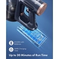 thumbnail image 4 of Homeika Cordless Vacuum Cleaner, 20Kpa Powerful Suction Vacuum with LED Display, 8 in 1 Lightweight Stick Vacuum with 30 Min Runtime Detachable Battery, 4 of 8