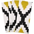 thumbnail image 6 of Yellow Geometric Pattern Tea Towels Set of 1 Modern Style Kitchen Dish Cloth with Hanging Loop, 18"x28"Lint-Free Absorbent Towel for Kitchen Drying Wiping and Cleaning, 6 of 7