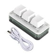 thumbnail image 4 of yotijay Mini 3 Key Keypad Convenient Rounded Corners Smooth Appearance Game Keyboard White Need Set, 4 of 9