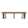thumbnail image 1 of Alpine Furniture Prairie Wood Dining Bench with Rustic Elegance, Natural-Black (Set of 1), 1 of 4