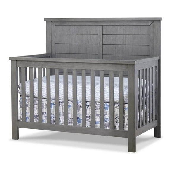 Sorelle Furniture Westley Lit de Bébé en Bois pour Chambre de Bébé, Gris Grigio