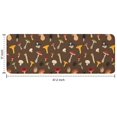 thumbnail image 7 of Colorful Mushroom Group Brown Pattern Kitchen Rug Mat,Kitchen Runner Rugs Non Skid Washable,Decorative Kitchen Floor Mats for Kitchen,Sink,Laundry,17"x47.2", 7 of 7