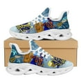 thumbnail image 1 of Zapatillas de running para mujer con amortiguación de aire y malla Sigma Gamma Rho, con plataforma y estampado para hombre, resistentes al desgaste, para gimnasio y tenis., 1 of 6