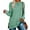 #09 Green, variant on SHIBEVER Long Sleeve Tops For Women Fall Round Neck T Shirts Fashion Workout Split Tunics Tops Casual Cute Loose Fit Pullover Tops Blouses Black