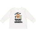 thumbnail image 3 of Inktastic Monkey I Love Hanging out with My Grandpa Boys or Girls Long Sleeve Toddler T-Shirt, 3 of 5