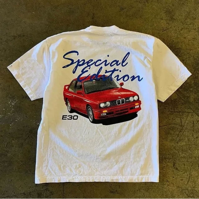 Y2K Harajuku Été Style Gothique Imprimé Coton Lavé Col Rond T-shirt Ample pour Hommes Mode Rue Décontracté Manches Courtes JIANGLANG