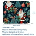 thumbnail image 5 of Christmas Desk Pad Mouse Mat Gaming Mouse Pad | Square 8.3x9.8 Inch Non-Slip Rubber Bottom Printed Suitable for Office and Gaming, 5 of 6